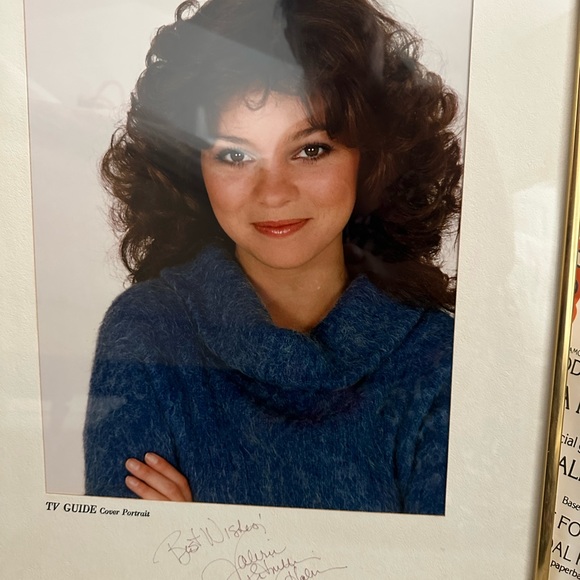 20x 16 Autographed by Valerie Bertinelli & Van Halen